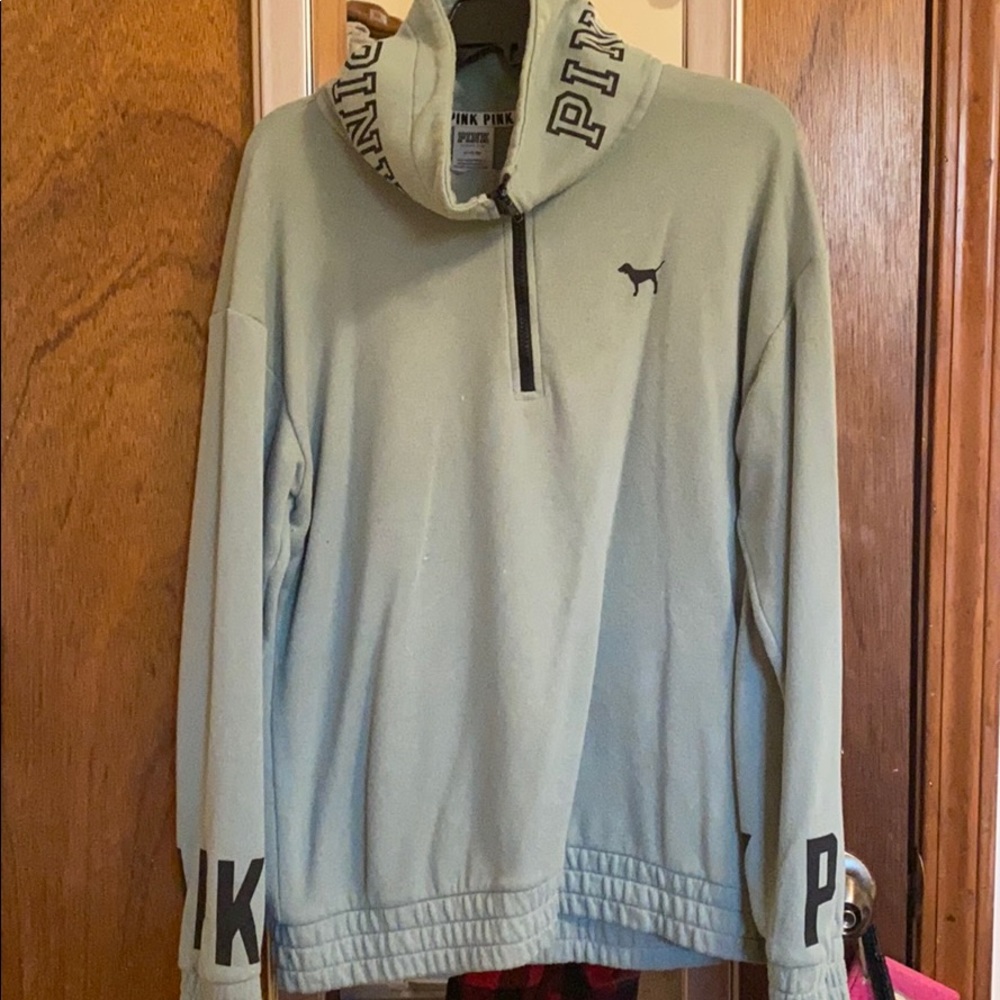 Pink Half way zip up sweater